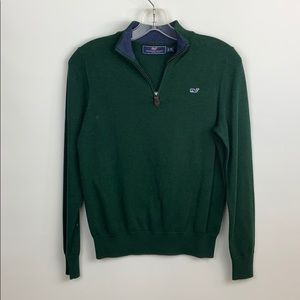 Vineyard vines green sweater sz M